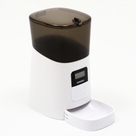 Smart auto feeder, container 6 liters, voice recording function, with a LCD screen