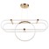 Bayerlux "Velli" 3xLLED 117W 4000k gold 90x20x90 cm