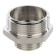 Nipple transition stout SFT-0004-001121, 1 1/2 "x1", external thread, nickel-plated brass