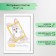 Photo frame Plastic "Watercolor" 15x21 cm, white