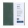 The weekly dated 2025, 80x165 mm, 64 sheets of Escalada, soft leather cover, pancake embossing, block 70 g/m², green