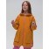 Windbreaker for girls, height 134 cm, amber color