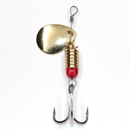 Spinning spinning namazu sunstrider, weight 7 g, color 02. Brass