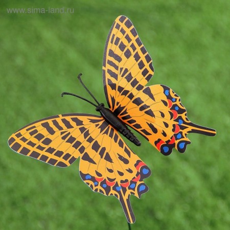 Sadter Garden "Butterfly" 10x8cm, 30cm, mix / packing 25pcs, price per pcs-9