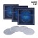Foil is round, a set of 50 sheets with holes, D-12 cm, 3 packages