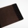 Cover for passport, Textura, brown color