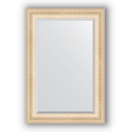 Mirror with fatset in the baguette frame - old gypsum 82 mm, 65 x 95 cm, evoForm