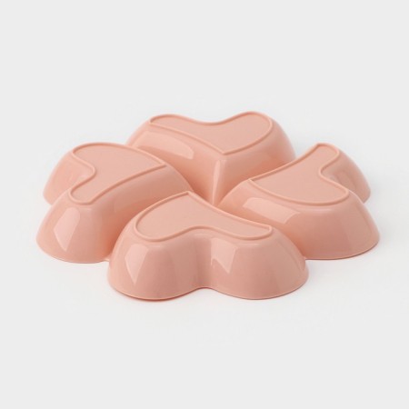 Menzhitsa "Heart", 22.5 × 3 cm, 4 sections, color mix-5