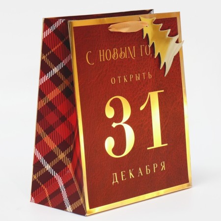Laminated vertical package Happy New Year, 21.5 x 25 x 10 cm, New Year-1