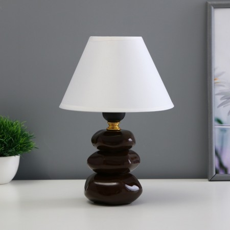 Breeze table lamp 1x60W base: e27 color: coffee
