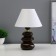 Breeze table lamp 1x60W base: e27 color: coffee