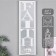 Climber Plastic, glass for 1 candle "Reflection" D-4 cm white 8x12x41 cm