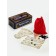 Russian lotto board game "Matryoshka", barrel 2.7 x 2.1 cm, 24 cards 21.4 x 7.9 cm