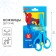 Baby scissors 13 cm, plastic two-tone pens, spider-man, mix