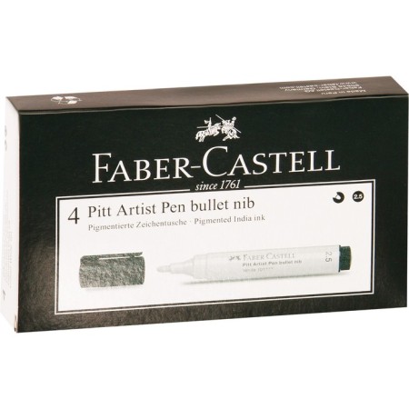Capillary Handle Faber-Castell Pitist Artist Pen Bullet Nib White, 2.5 mm-2