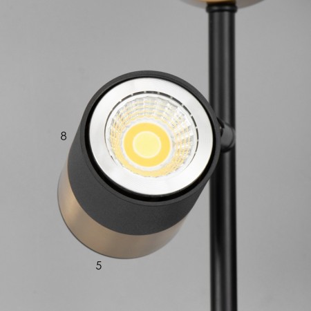 Bra "Antre" LED 46W 3000-6000K black and gold 19x18x40 cm-5