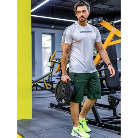 Male sports shorts, size 50, green color