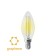 VOLTEGA 7134, 9W, 3.5x3.5x10 cm lamp, E14, 840lm, 2800k, transparent color