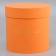 Box Gift round "P.S. I love you" orange 18*18*18cm
