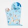 Kitchen set 2 of the Ethel “Butterflies”, a grade 17x17 cm, mittens 24x16 cm, 100% p/e