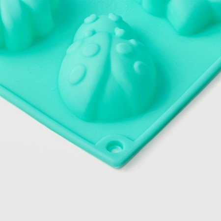 Baking uniform “Pollen”, silicone, 29 × 17 cm, 15 cells (4.8 × 4 cm), Mix color-2