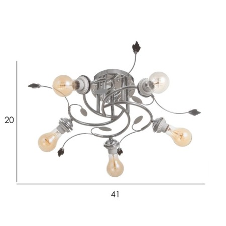 Arten chandelier BP 5x40W E27 Chrome Model: 2600551-9