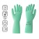 Latex reusable green gloves, size XL