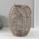 Click Plastic for 1 candle "Amphora" brown 11x20x26 cm