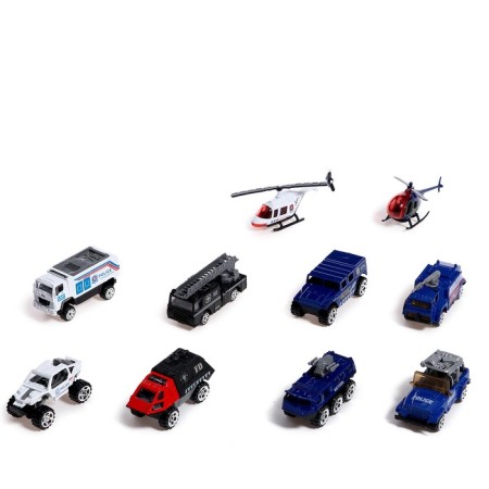 Metal machine "Special services", set 10 pcs-2