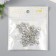 Buttons plastic for creativity on the midnight "Star. Crystal" set of 30 pcs 1.2x1.2 cm