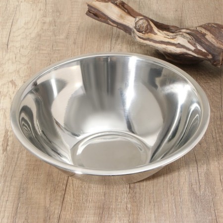 Stainless steel bowl, 2.1 l, d = 24 cm, thickness 0.8 mm-1