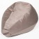 Mear-bag “Pear” is small, diameter 70 cm, height 90 cm, beige color, velor
