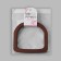 Handles for the bag wooden, 12 × 12.9 cm, 2 pcs, brown color