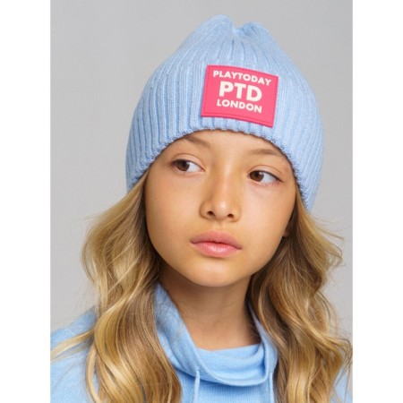 Knitted hat for girls, size 56-1