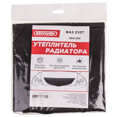 Radiator insulation 680 x 280 mm, SkyWay on VAZ 2107 Oxford, foam-1