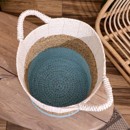 Wicker basket 32x32x47 cm-6