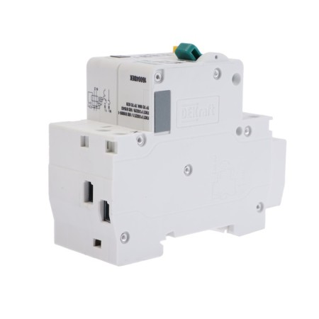DECRAFT DEKRAFT differential Dif-102, 2P, 20 A, 30 mA, 4.5 ka, x-ka C, type AS type-4