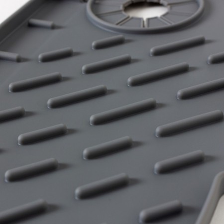 Silicone rug for the Joy Home sink, 36x14.5 cm, gray-4
