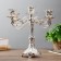 Summary Metal for 5 candles "Pattern" color silver 28x26x26 cm