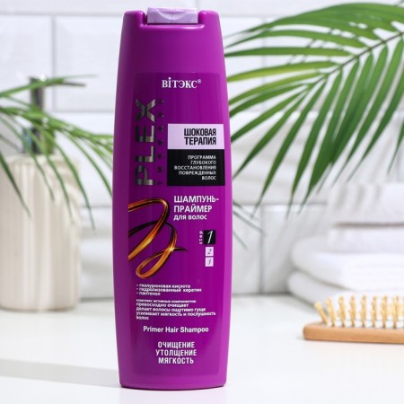 SHAMPON-PRIMER Vitex "Shock therapy", recovery, for damaged hair, 400 ml