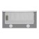 Kitchen hood Homsair Flat 60, 20 m2, 2 modes, stainless steel