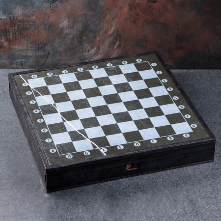 Chess "North" 32pcs/8cm, included figures and board-7