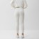 Women's costume (sweatshirt and leggings) KAFTAN PLUSHY p. 48-50, white