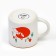 Ceramic "Fox" mug, 380 ml, white color