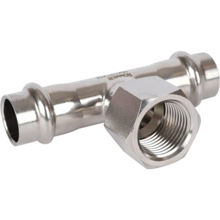 Rommer RSS-0015-001512, VPR-BR, D = 15 mm X 1/2 ", press steel, stainless steel