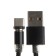 Eltronic AF-310, Type-C-USB, magnetic, 1 m, textile braid, black