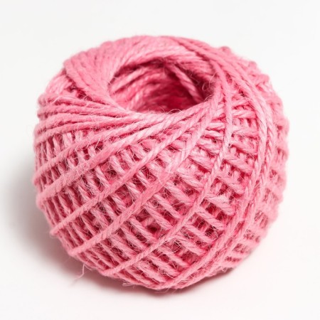 Yarn 100% juts "Softino Jute Colored" 50m ± 2m pink 50 g-2
