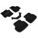 Pile rug for Volkswagen Jetta, 2011-, black