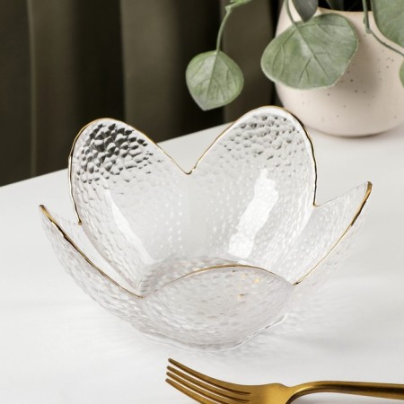 Glass Figure Salad Figure, 280 ml, 16 × 7.7 cm
