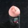 Bank for bulk products "Axis", 500 ml, glass, pink cover, Iran